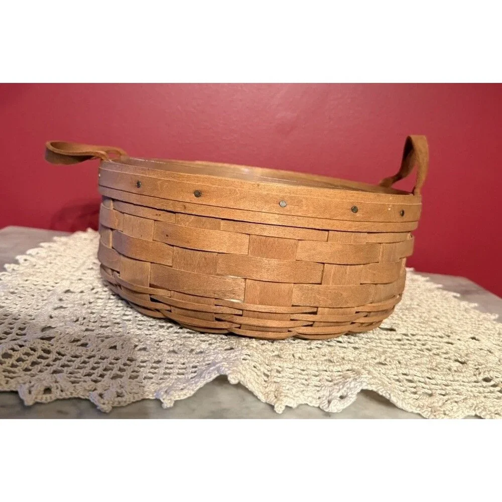 Longaberger round basket